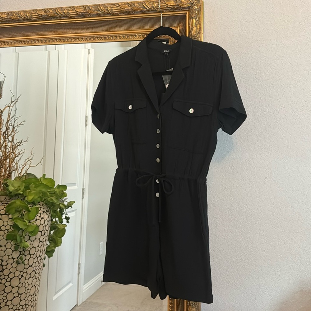 Rails black romper, size XS. New with tags.